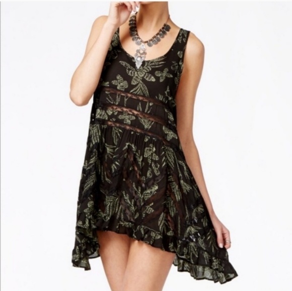 Free People Dresses & Skirts - Free People Voile and Lace Trapeze Slip